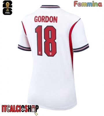 Inghilterra Anthony Gordon #18 Prima Maglia Femmina Mondiali 2026 Manica Corta